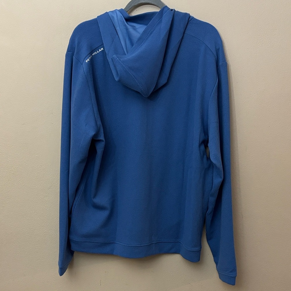 Peter Millar Grid Performance Half-Zip Blue class… - image 5